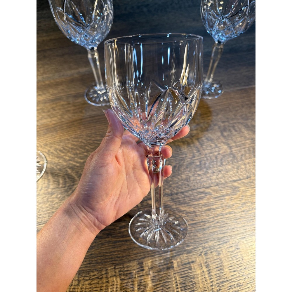 Vintage‎ Marquis by Waterford Brookside Crystal Goblet – 12 oz